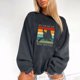 thumbnail image 2 of Tops de mujer Sudadera con estampado de sol de invierno Tops de jersey Fridja  fksj1908, 2 of 8