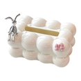 thumbnail image 1 of Big Sale ! Nomeni Home Textile Storage,Storage Case,Tissue Box Living Room Light Luxury High End Household Creative Paper Box Dining Table Napkin Storage Box Paper Box Multiple Scene Placement, 1 of 7
