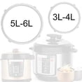 thumbnail image 1 of Replacement 3-6L Home Kitchen Electric Pressure Cooker Cooking Pot Seal Ring, 1 of 5