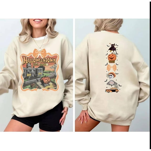 Vintage Halloweentown Sweatshirt, Halloween Est 1988 Crewneck, Halloween University Shirt