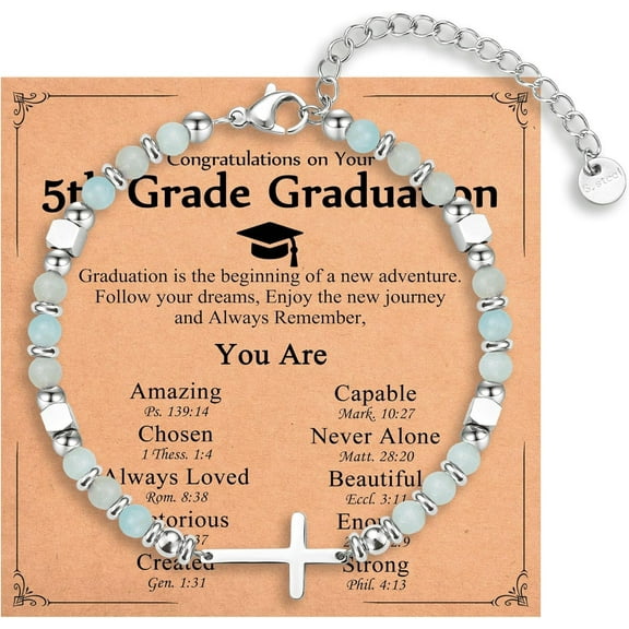 Religious Cross Bracelet for Women Girls, Christian Gifts for Daughter Granddaughter Sister in Christ Friend Niece on Birthday Christmas Easter Valentines Day Graduation