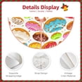 thumbnail image 3 of Sikiie Color Donut Nativity Christmas Tree Skirt, Jesus Christian Winter Holiday Tree Mat Decoration(30-48IN)30", 3 of 6