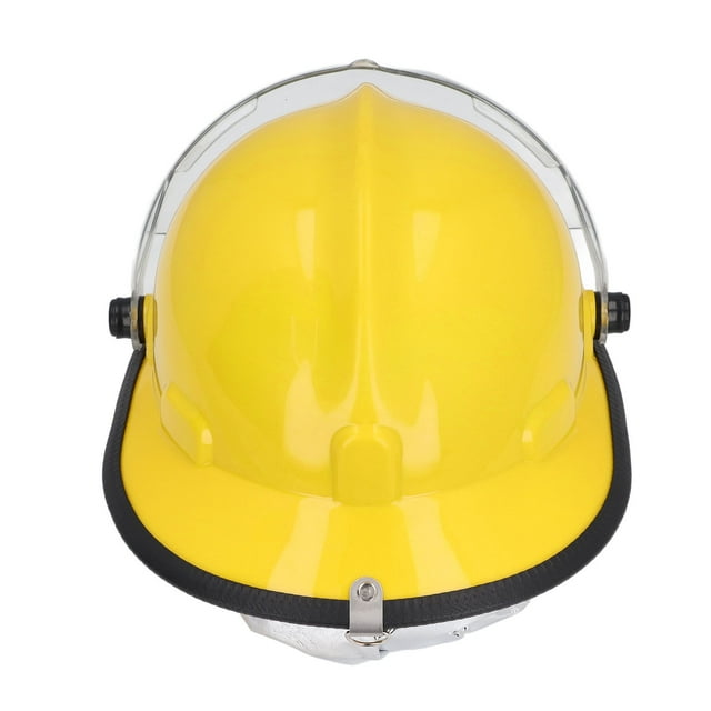 Casco de Rescate de Incendios, Cómodo, de Alta Resistencia, Bombero Liviano Casco de Seguridad Aislamiente Eléctrico Resistente Al Calor Con Escudo Facial para la Construco