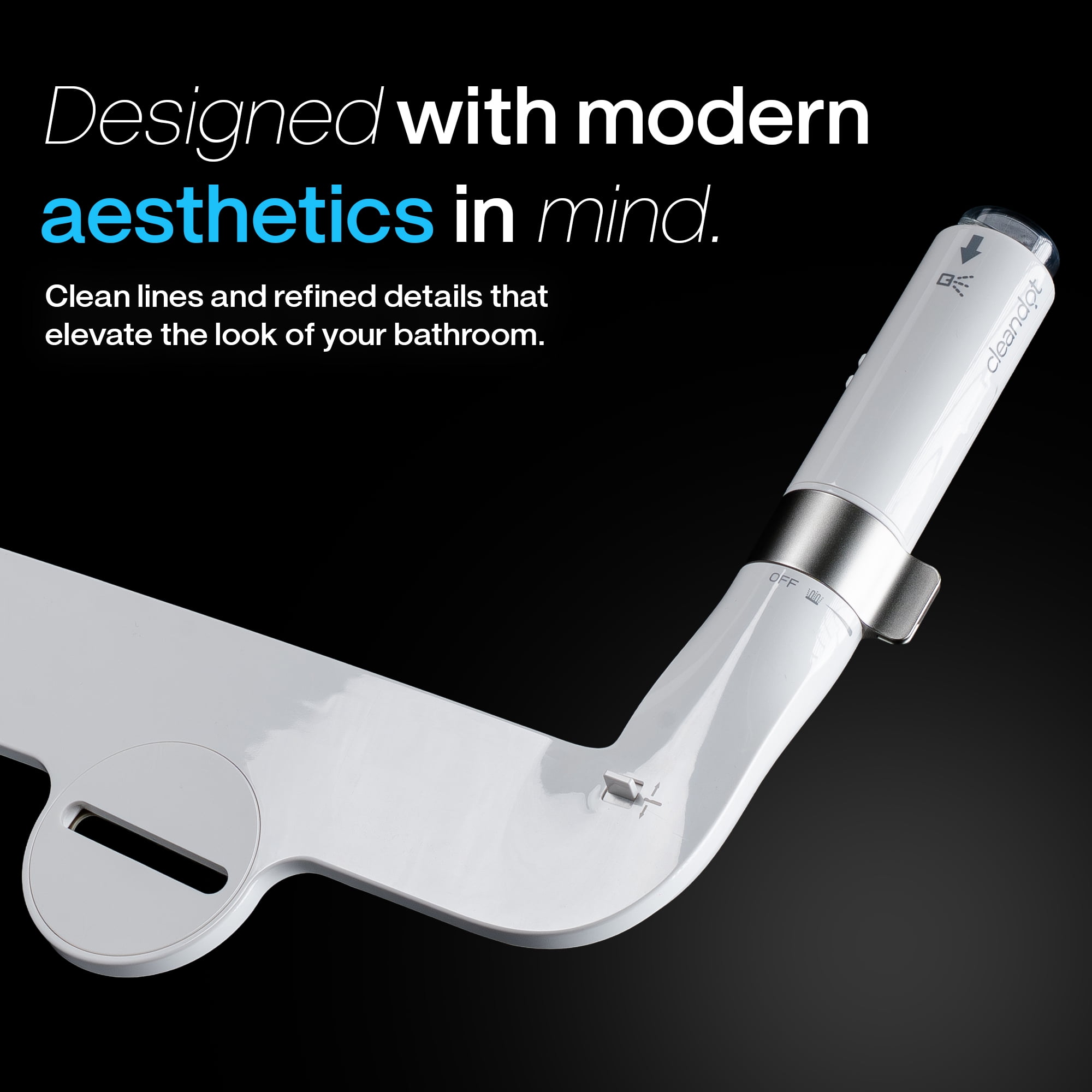 Bidet Attachment for Toilet, Scented Bidet with Fragrance Spray, Self Cleaning and Retractable Bidet Sprayer with Ajustable Pressure, Frontal & Rear Wash Non Electric Bidet for Toilet Seat (Lemon)