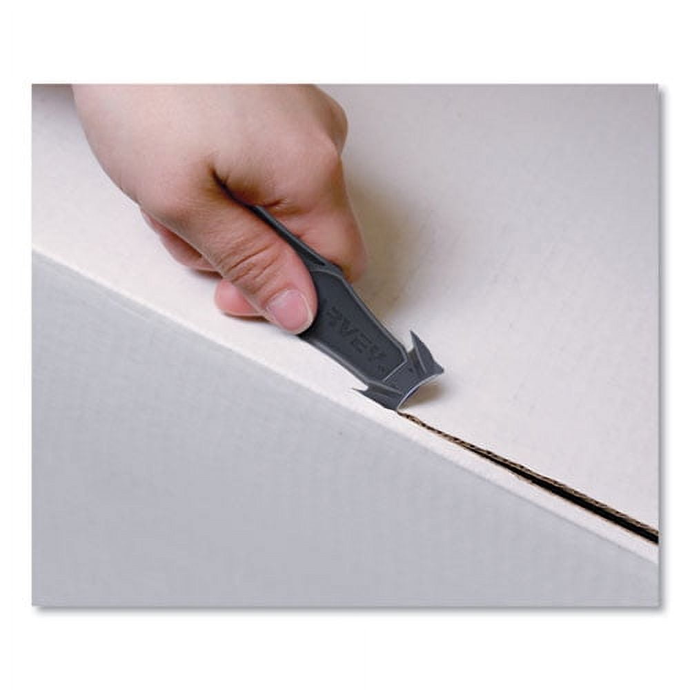 Safety Cutter Box Cutter Knife With Double Shielded Blade, Black, 5/pack | Bundle of 2 Packs