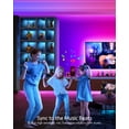 thumbnail image 2 of Upgraded 80 ft LED Lights for Bedroom SMD 5050 RGB Color Changing LED Strip Lights for Room Decorations, 4 Rolls of 20 ft (80Ft APP+ Remote+ Mic Control), 2 of 7