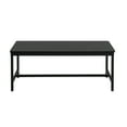 thumbnail image 3 of Naomi Home Paola Dining Table Set with 2 Benches, 3-Piece Kitchen Dining Set for 4, Black, 3 of 15