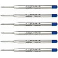 thumbnail image 1 of Parker Quink Flow Ball Pen Medium Point Blue Ink Refill (Pack of 6), 1 of 6