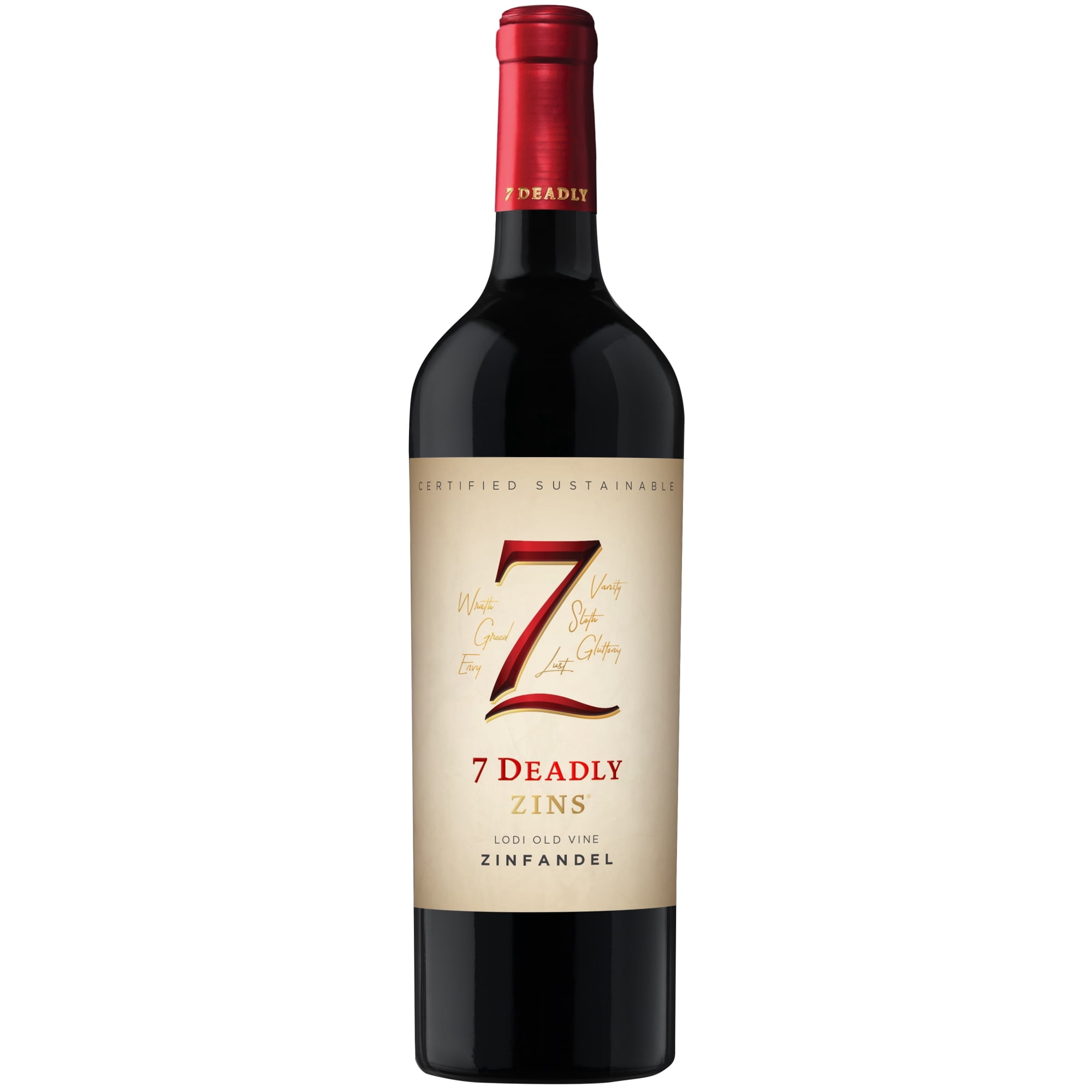7 Deadly Zinfandel, Red Wine, 750ml