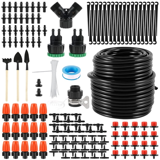 Sistema Automático De Riego Por Goteo Sistema Automático De Riego Por Microgoteo Kit De Sistema De Riego Automático Ajustable Para Plantas Muyoka Hogar