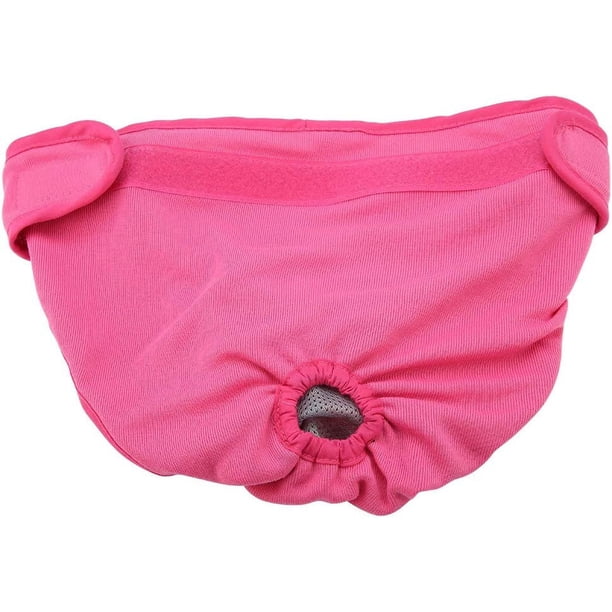 Rosa - Pañal para perro, 1 pieza, talla 42-60cm, pañal higiénico suave y cómodo, pañal para cachorro