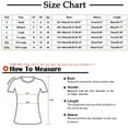 thumbnail image 3 of Women Shirts Plus Size Short Sleeve V-Neck Blouse Pullover Tee Tops, 3 of 6