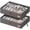 Gray, variant on Shoe Organizer Under Bed, Fits 32 Pairs, Under Bed Shoe Storage Boxes with Study Handles and Clear Cover, zapateras Organizer for Shoes, Set of 2