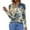 Light Blue, variant on CCRFTGI Long Sleeve Shirts for Women Business Workl Polo Shirts Golf V Neck Collared Shirts Fall Vintage Floral Print Lightweight Button Up Tees Shirts Sky Blue S