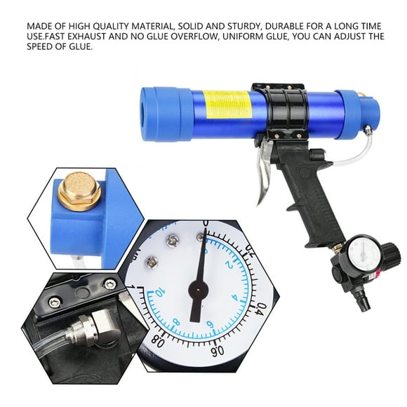 Adjustable Pneumatic Glass Glue Sealant Caulk Air 310ML, Electronic Appliances Cars Auto Parts,Ships ContainersFast Exhaust Valve for Photovoltaic and Solar Modules