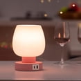 thumbnail image 1 of Lámpara ONEWISH Touch, mesita de noche, USB A+C, 3 vías, regulable, 1 of 6