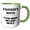 Green/White, variant on 3drose, Engineers Motto Black, 15oz Mug