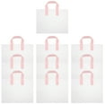 thumbnail image 1 of Bolsa de plástico transparente de 50 piezas, bolsa de mano gruesa y transparente, 1 of 7