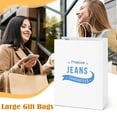 thumbnail image 2 of BagDream 50 Pack White Gift Bags with Handles, 13x7x17" Recyclable Kraft Paper Bags Shopping Bags for Valentine's Day, Mother's Day, Baby Shower, Wedding and Birthday, 2 of 9