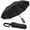 Black, variant on Automatic Folding Umbrella, One‑Touch Automatic Umbrella with Carabiner Handle, for Rain and Sun