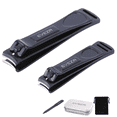 thumbnail image 2 of Evezr 3Pcs Premium Nail Clipper Set - Blk, 2 of 6