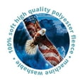 thumbnail image 6 of Dawhud Direct American Eagle Printed Super Soft Plush Fleece Throw Blanket, 6 of 6