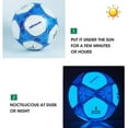 thumbnail image 3 of admecoo Light Up Soccer Ball Glow in The Dark Soccer Ball Size 4/5 with Needles and Pump Ball for Men Youth and Adult Night Games, 3 of 6