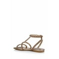 thumbnail image 4 of Badgley Mischka Women's CAMI Flat Sandal, Bronze, 5.5, 4 of 9