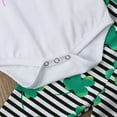 thumbnail image 6 of Seyurigaoka Newborn Short Sleeve Romper + Striped Pants + Hat + Headband, 6 of 6