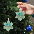 thumbnail image 6 of LanSuare Snowflake-Shaped Sea Glass Friendship Decor, 3.14 Inch Acrylic Christmas Tree Hanging Ornaments, Friendship Ornament Keepsake, Sea Glass Art Gift for Best Friends, 6 of 7