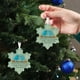 thumbnail image 4 of Adornos Navideños de Vidrio Marino con Forma de Copo de Nieve, Adornos Colgantes de Acrílico 2D para Árbol de Navidad, Arte de Vidrio Marino, Recuerdo de Amistad y Relación, Regalo de Navidad., 4 of 6