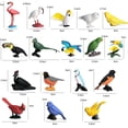 thumbnail image 3 of 17 piezas de figuras de animales de aves simuladas, modelo de loro, juguetes de PVC, colección de figuritas de pájaros flamencos, juego de adornos para tartas, regalo para niños, juguetes educativos, 3 of 9