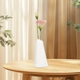 thumbnail image 6 of PATLOLLAV 1 Pcs Plastic Vase, Imitation Glazed Carved Flowers Vase, Unbreakable Centerpieces Flower Arrangement Decorative Vase Entryway Shelf Living Room Table Decor, 6 of 6
