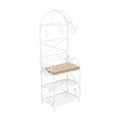 thumbnail image 3 of 1:12 Soporte de exhibición de almacenamiento en miniatura Mini estante de pan para muñecas Accesorios de muebles de cocina para casa de muñecas Blanco, 3 of 14