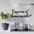 thumbnail image 3 of Handmadetneonsign Happiness Is Homemade Words Metal Wall Art Light, Quote Metal Sign Wall Decor, Quote Metal Decor, 3 of 5