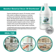 منظف مطهر Benefect Botanical Decon 30، برائحة الليمون والزعتر الخفيفة، جالون واحد