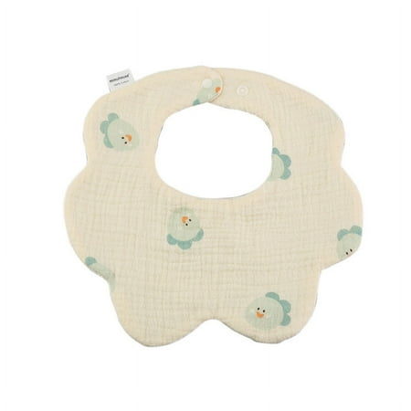 

DDWD degree children‘s bib newborn drool baby drool towel summer class cotton six-layer gauze baby bib