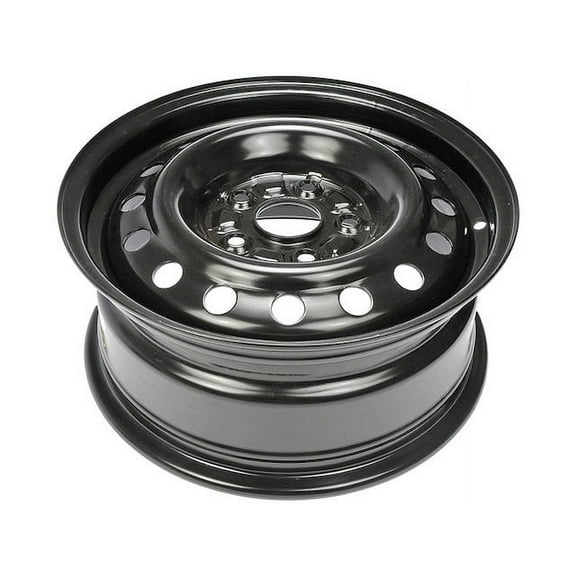 Steel Wheel - Black - 15 Inch - Compatible with 2002 - 2006 Toyota Camry 2003 2004 2005