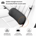 thumbnail image 5 of GEEKLiYun Car Lumbar Support Pillow, Memory Foam Back Cushion for Lower Back Support, Universal Driver Seat Pad for Car, Office Chair and Recliner, Black, 5 of 6