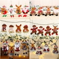 thumbnail image 2 of Adornos de Feliz Navidad, regalo de Navidad, Papá Noel, muñeco de nieve, árbol, muñeca de juguete, decoraciones navideñas colgantes, 2024, 2 of 4
