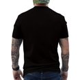 thumbnail image 2 of Men'S Casual Crew Neck T-Shirt with 3D Money Bear Print, 100% Polyester Knit Fabric with Slight Stretch, Regular Fit Short Sleeve Tee, 2 of 6