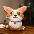 thumbnail image 3 of Lindo juguete de peluche Corgi suave 40 cm nuevo apaciguar almohada para dormir muñeca Animal relleno regalos de cumpleaños para novia, 3 of 5