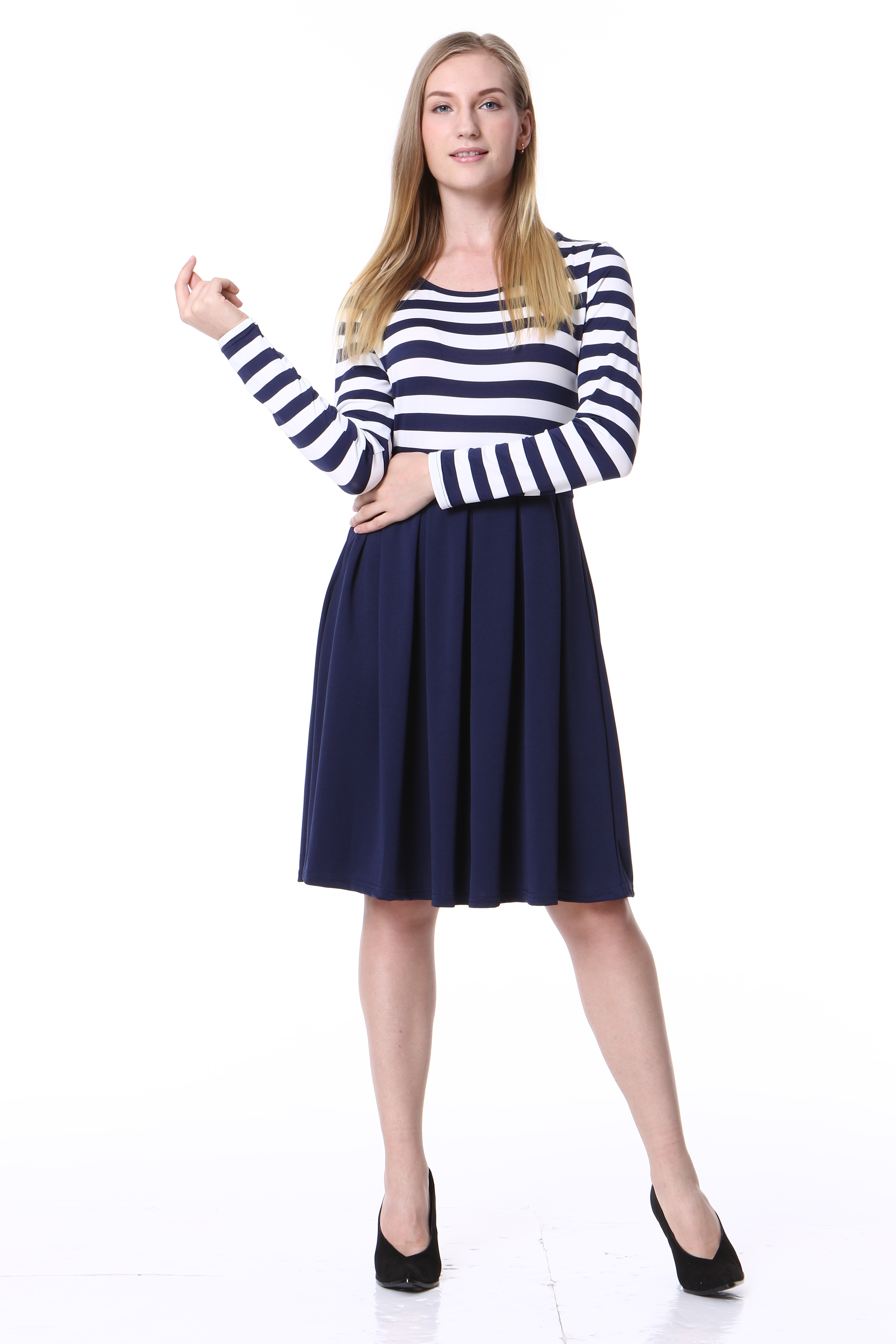 short sleeve swing dress