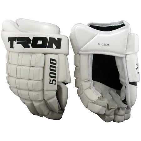 Tron 5000 Hockey Gloves (White)