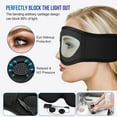 thumbnail image 5 of MUSICOZY Sleep Headphones Breathable Bluetooth Headband 3D Sleeping Headphones, Wireless Music Eye Mask Sleep Earbuds for Side Sleeper Women Office Air Travel Cool Tech Gadgets Unique Gifts Black, 5 of 7