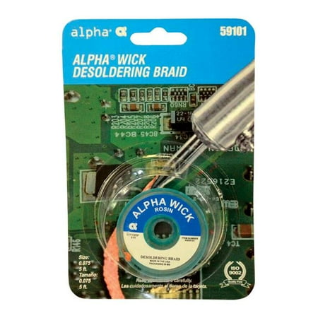 

Alpha 5 x 5 ft. Wick Desoldering Braid