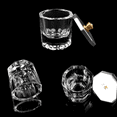 thumbnail image 3 of Kalolary 2Pcs Nail Art Dappen Dish with 6Pcs Acrylic Nail Brush Set, Mini Glass Nail Cup with Lid Glass Crystal Bowl Cup Acrylic UV Gel DIY Brush Set Acrylic Liquid Powder Styling Tool(Black Brush), 3 of 7