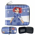 thumbnail image 2 of Cartera de piel sintética delgada con doble pliegue con personajes de anime de Wallet Circus, 2 of 2