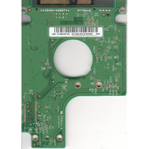 WD2500BEVT-75ZCT2, 2061-701499-E00 AD, WD SATA 2.5 PCB
