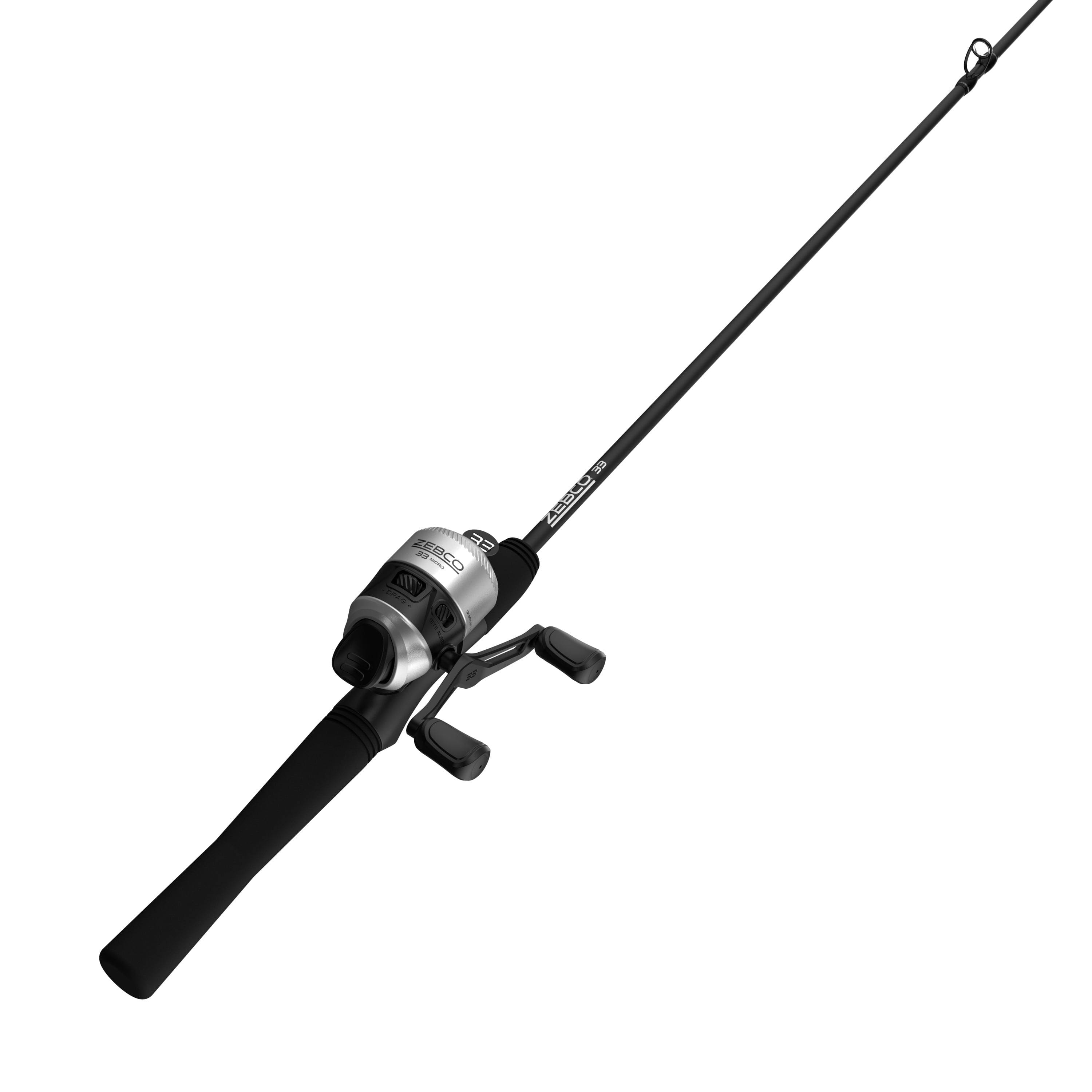 Zebco 33 Micro Spincast Reel and Fishing Rod Combo, 5-Foot 2-Piece 